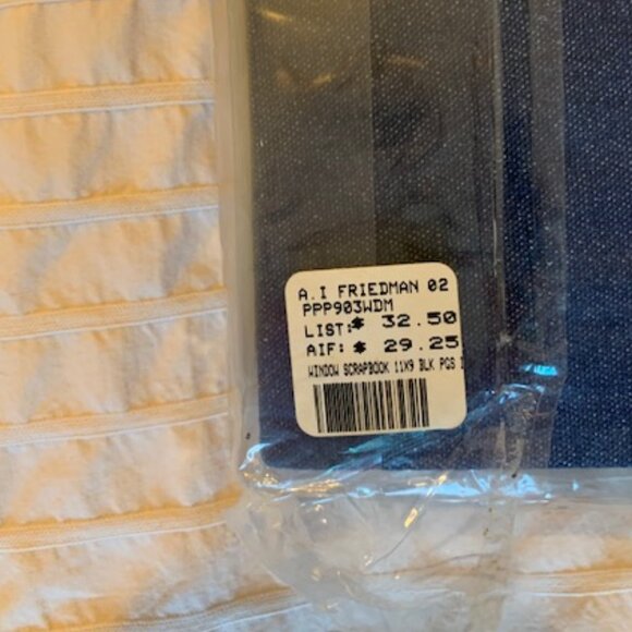 Denim Photo Album Scrapbook Handmade Pulp Paper Products NIP - Picture 4 of 4